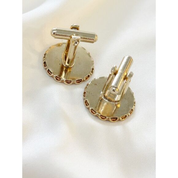 Indian Head Penny Cufflinks 1904 1906 Coin Cuff Links - Picture 2 of 3